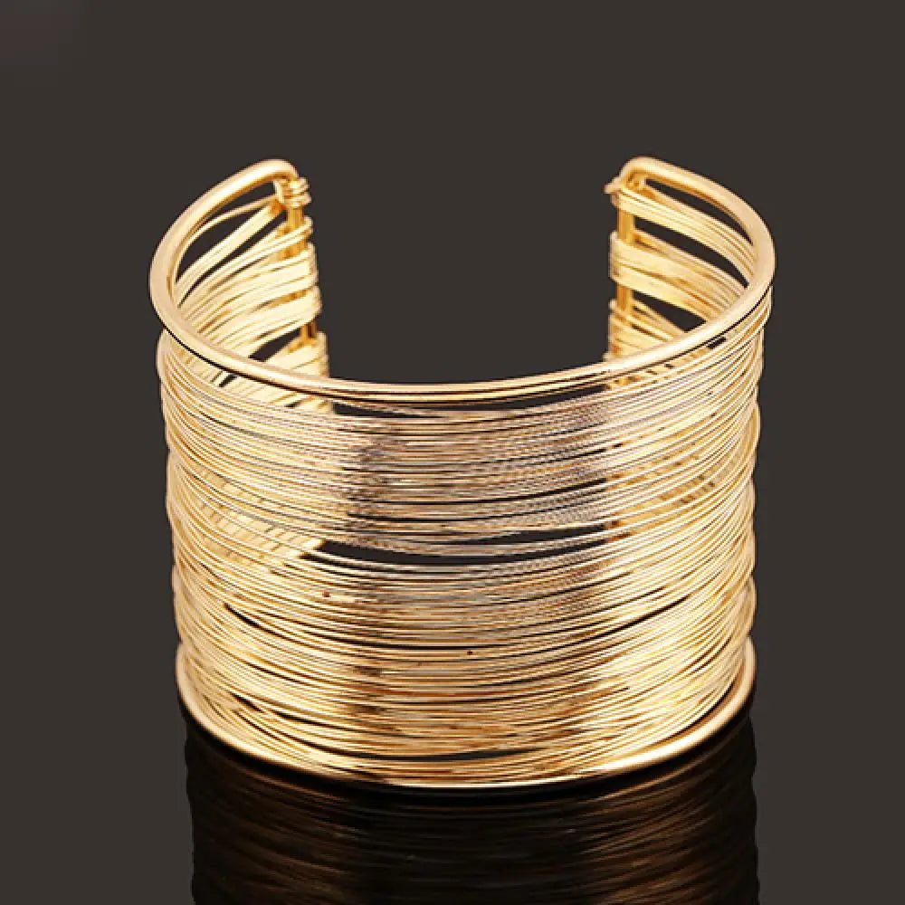 Wires Strings Open Bangles