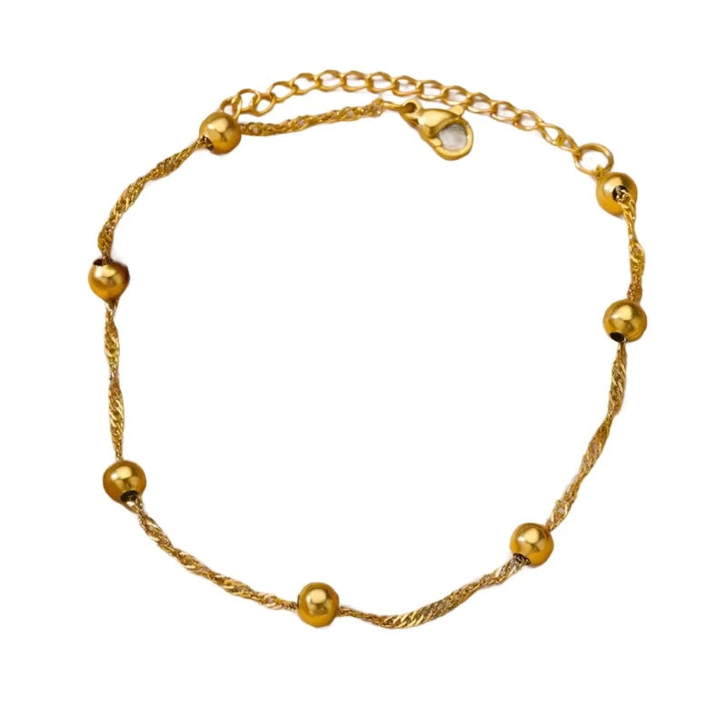 Bead Chain Anklets