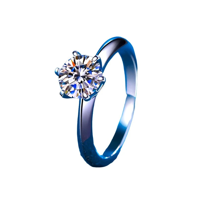 Round Cut Lab Diamond Ring