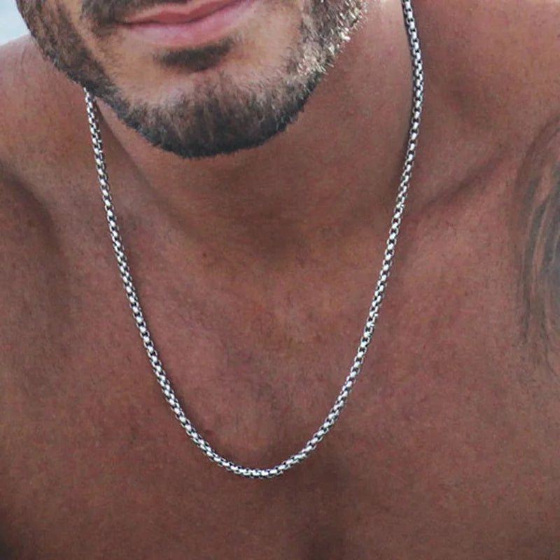 ROUND BOX CHAIN Necklace