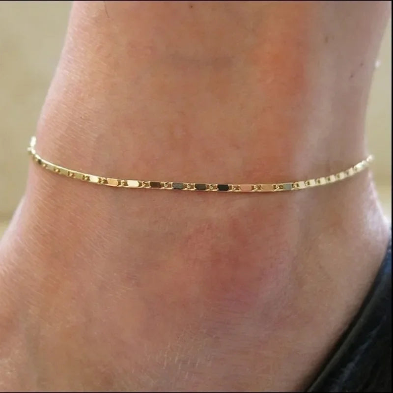 Simple Beach Chain Anklet