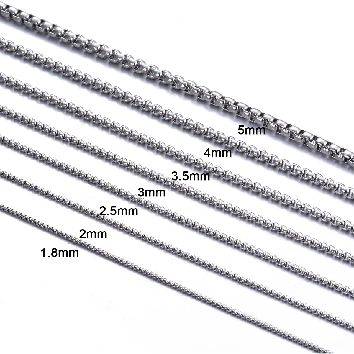 Stainless Steel Square  Necklace