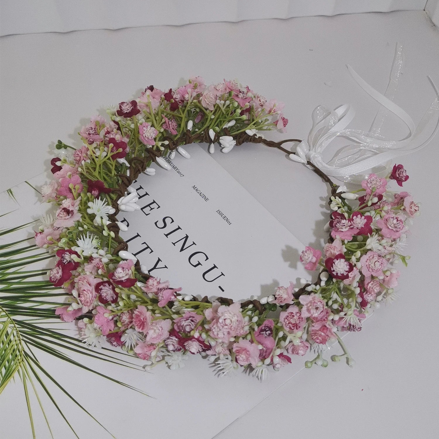 Baby's Breath Flower Crown