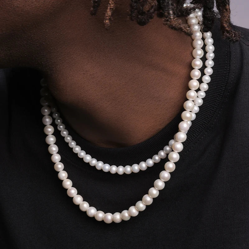 Bohemian Pearl Ball Necklace
