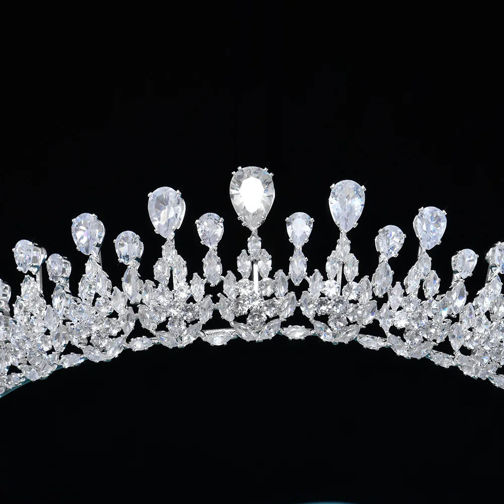 Cubic Zirconia Bridal Tiara