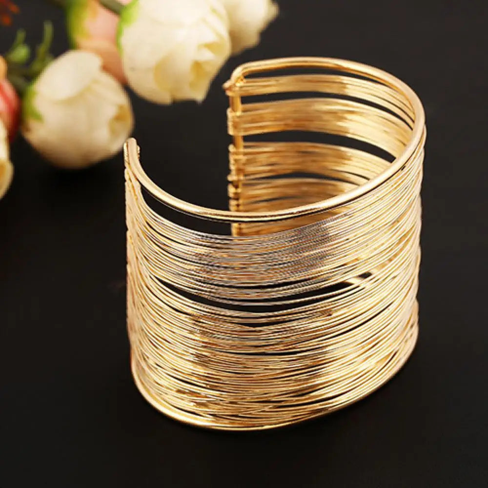 Wires Strings Open Bangles