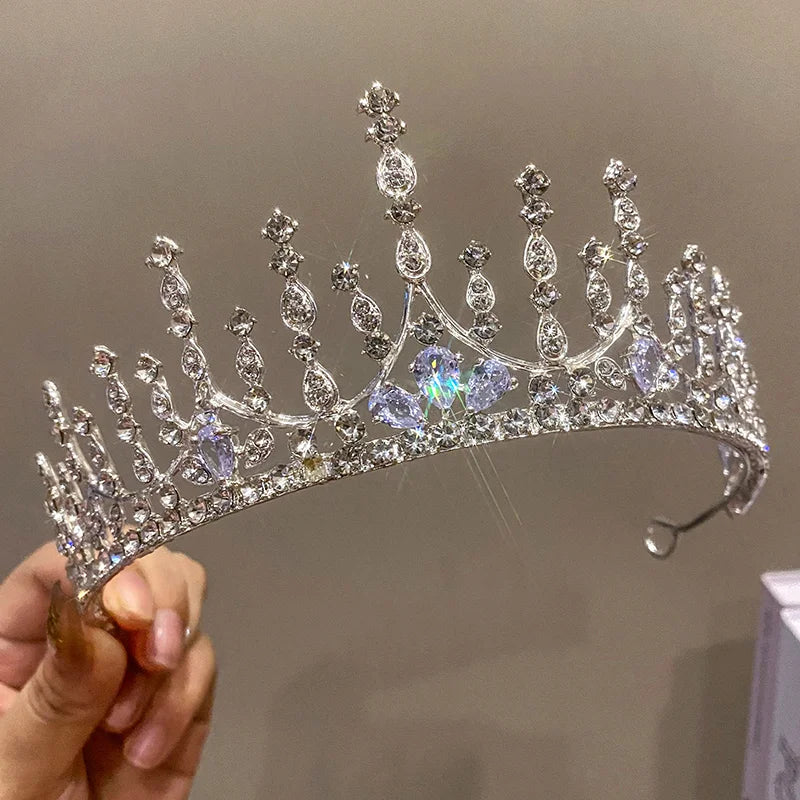 White Crystal Tiara