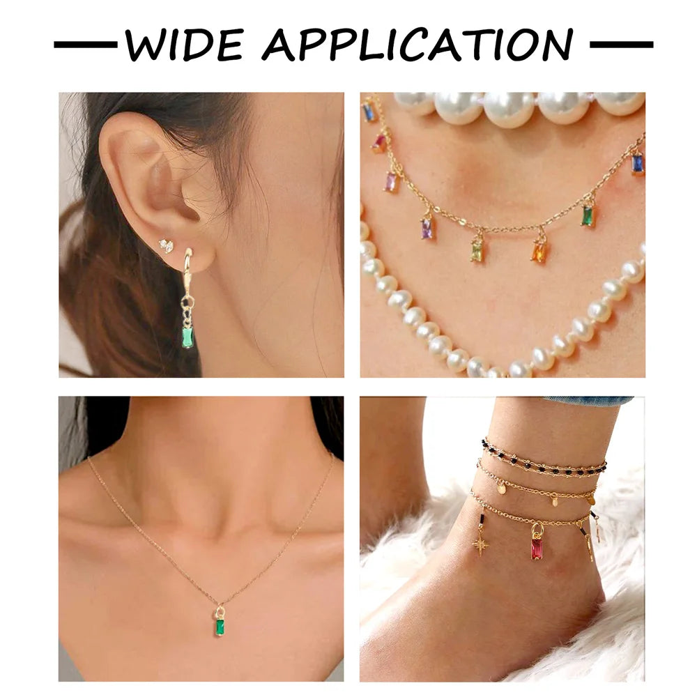 Rectangle Teardrop Pendant