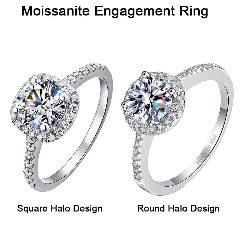 Diamond Halo Engagement Rings