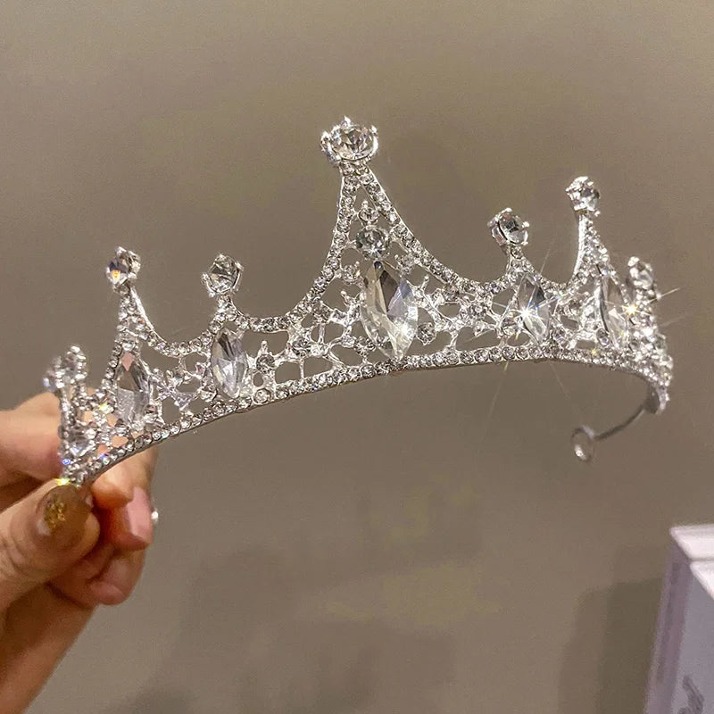 White Crystal Tiara