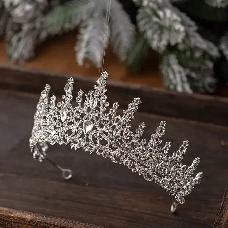 Korean Luxury Crystal Crown