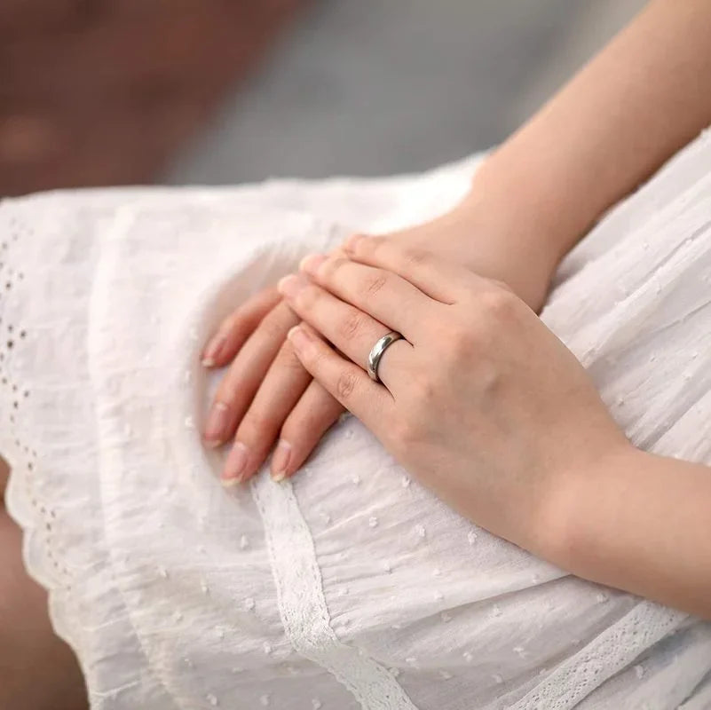 Titanium Ring Silver Color