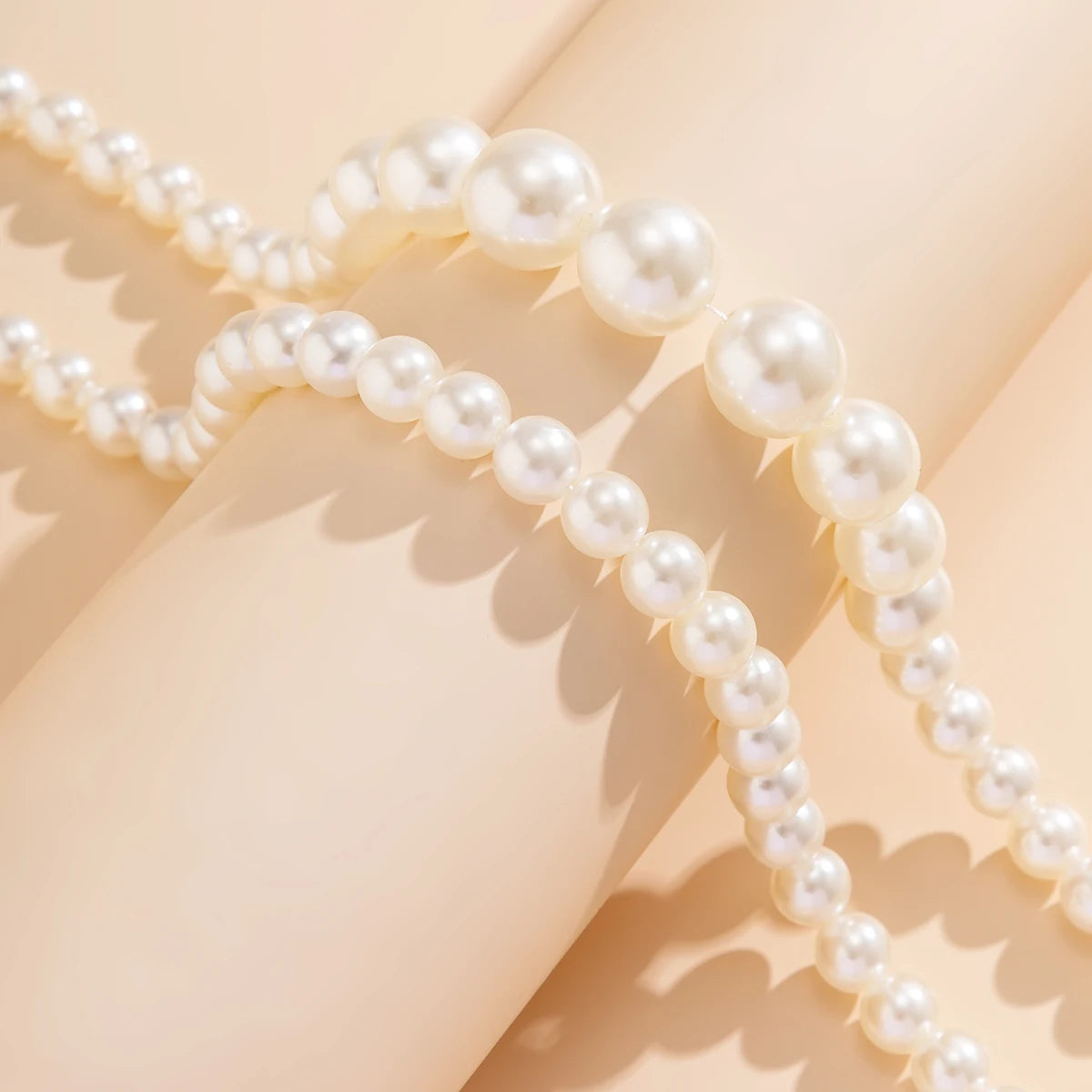 Statement Pearl Choker Necklace