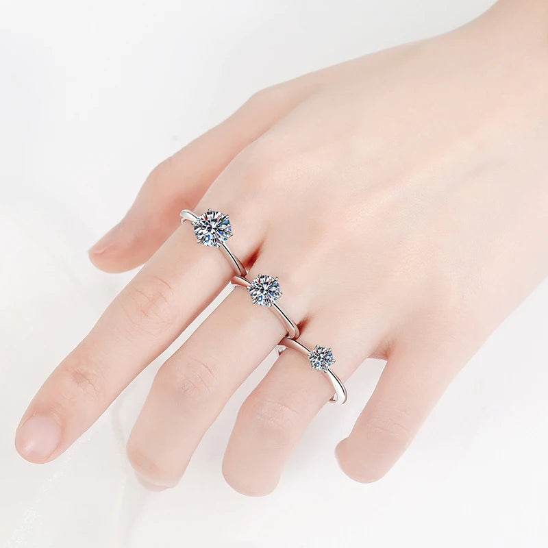 Round Cut Lab Diamond Ring