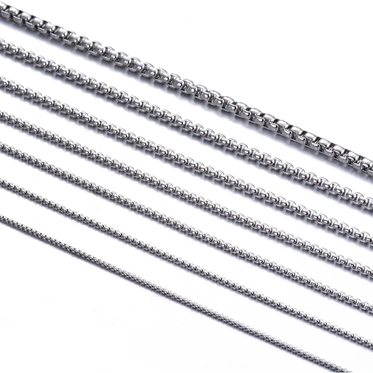 Stainless Steel Square  Necklace